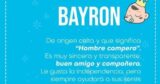 Nombre Byron - Significado y origen del nombre Byron