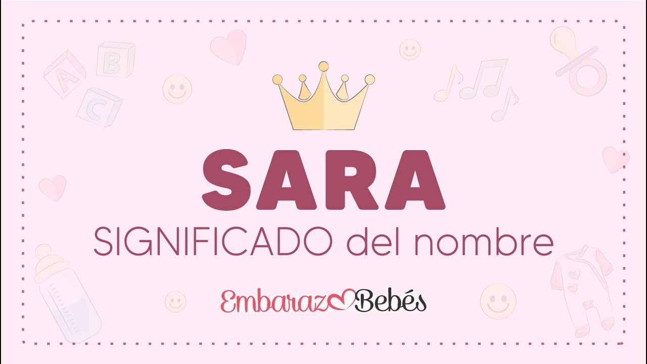 Sara/Sarah ♥️ Es un nombre con origen hebreo. Significado: “Aquella que es sagrada”