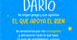 Nombre Darío ➟ su significado y todo lo que necesitas saber