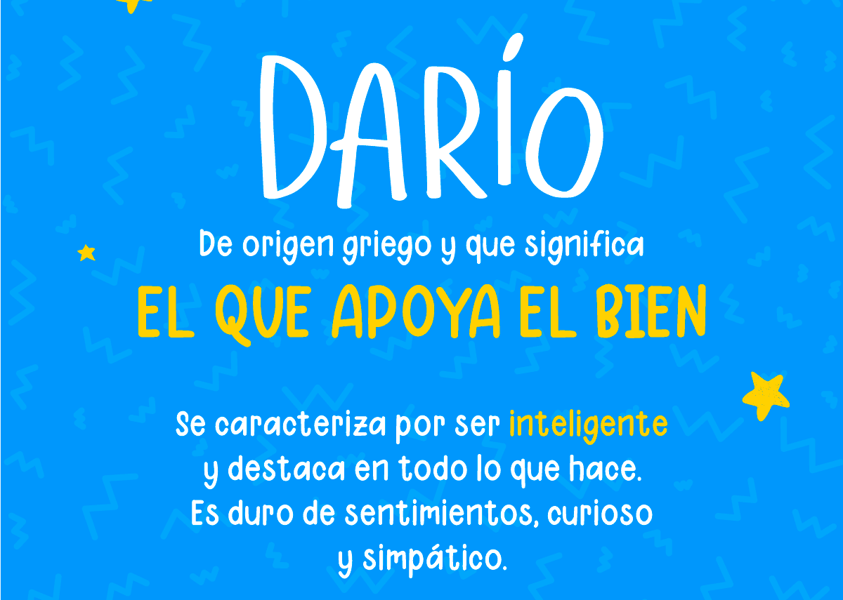 Nombre Darío ➟ su significado y todo lo que necesitas saber